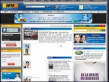 Aper�u du site Radio BFM - radio d'actualit�s �conomiques et financi�res