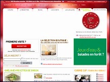 Aper�u du site L'Atelier des Chefs - cours de cuisine, recettes de cuisine