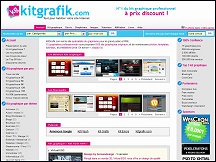Aperu du site KitGrafik - kits graphiques pour les sites web
