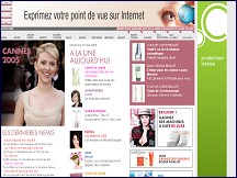 Aper�u du site Elle.fr - Magazine f�minin