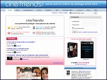 Aperu du site Cin Friends - site portail des passionns du cinma
