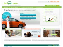 Aperu du site Amaguiz - assurance automobile low cost et sur mesure