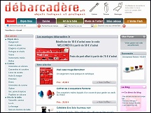 Aperu du site Dbarcadre - ides cadeaux design pour cuisiner, dcorer et amnager la cuisine
