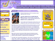Aperçu du site NetJ - site portail et webzine des 16-25 ans