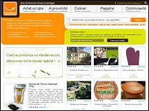 Aper�u du site Keldelice - portail et communaut� gastronomique
