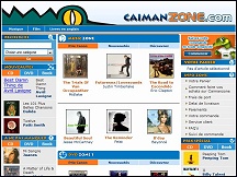 Aper�u du site Caimanzone - CD musique, DVD, cassettes VHS, livres en anglais