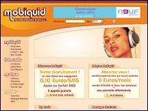 Aperu du site Mobiquid - Mobiquid.com