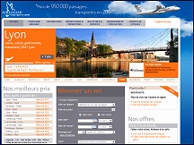 Aper�u du site Airlinair � compagnie a�rienne r�gionale fran�aise