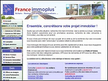 Aperçu du site France Immoplus - site immobilier: achats, ventes, locations, petites annonces