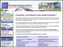 Aper�u du site France Immoplus - site immobilier: achats, ventes, locations, petites annonces