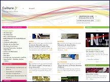 Aperçu du site Culture.fr