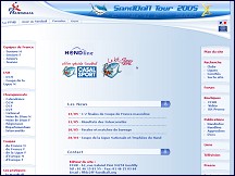 Aperçu du site Fédération Française de Handball