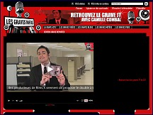 Aper�u du site Les Graves Infos - site d'humour de Dominique Farrugia et ses graves vid�os