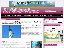 Aperu du site Zurbains.com - actualits au quotidien pour tous les urbains