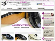 Aperu du site Chaussures Felix - chaussures de marque au prix discount