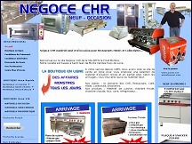 Aper�u du site N�goce CHR - tout mat�riel CHR, neuf et occasion