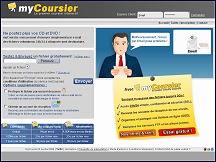 Aperu du site MyCoursier - solution pour l'envoi de fichiers volumineux par mail
