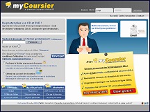 Aper�u du site MyCoursier - solution pour l'envoi de fichiers volumineux par mail