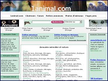 Aperçu du site Annuaire animalier 1animal