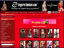 Aperu du site Lingerie Emotion - lingerie sexy Leg Avenue