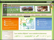 Aper�u du site H�tel Les Jardins d'Ep�ne � Ep�ne dans les Yvelines