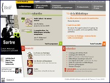 Aperçu du site Bibliothèque nationale de France