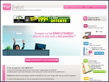 Aper�u du site Fax Gratuit - solution pour envoyer des fax gratuitement