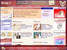Aperçu du site Mariage.fr
