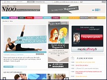 Aper�u du site Vioo - portail f�minin