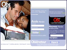 Aperçu du site Obs Rencontres