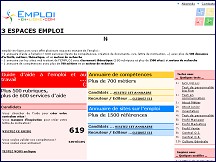 Aperçu du site L'annuaire des sites sur l'emploi