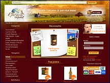 Aper�u du site Epicerie Export - �picerie fran�aise, livre partout dans le monde