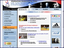 Aperçu du site Fédération Française de Judo