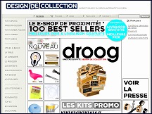 Aperu du site Design de Collection - dcoration maison, bestsellers du design alternatif