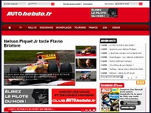 Aper�u du site Auto Hebdo � actualit�s sport automobile, essais nouveaut�s automobiles