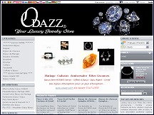 Aper�u du site Bijoux Odazz - bijoux fantaisie, bijoux argent, accessoires de coiffure