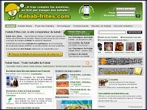 Aperu du site Kebab Frites - communaut et annuaire des restaurants kebab en France