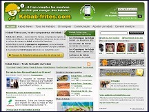 Aper�u du site Kebab Frites - communaut� et annuaire des restaurants kebab en France