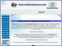 Aper�u du site Ordiservices Pro - d�pannage informatique, maintenance r�seaux informatiques