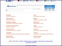 Aper�u du site Recherche AOL France - moteur de recherche web, images, vid�os