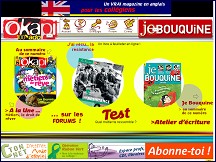 Aperçu du site Okapi et Je Bouquine