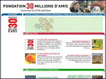 Aperu du site 30 Millions d'Amis
