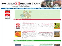 Aperçu du site 30 Millions d'Amis