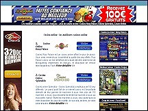 Aper�u du site JeuxCasinoOnline.net - guide des casinos en ligne