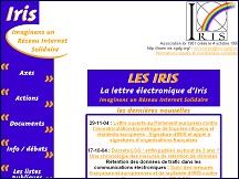 Aperçu du site IRIS - Imaginons un Réseau Internet Solidaire