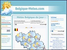 Aperu du site Belgique-Meteo.com - prvisions mto en Belgique