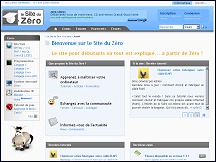 Aper�u du site Le Site du Z�ro - cours d'informatique pour les d�butants