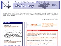 Aperçu du site Rajf.org - Revue de l'Actualité Juridique Française
