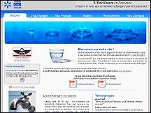 Aperu du site Mon-Eau-Kangen.com - consultant Enagic eau alcaline ionise Kangen