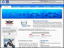 Aper�u du site Mon-Eau-Kangen.com - consultant Enagic eau alcaline ionis�e Kangen